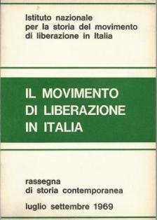 Il movimento di liberazione in Italia Luglio-Settembre 1969 - copertina