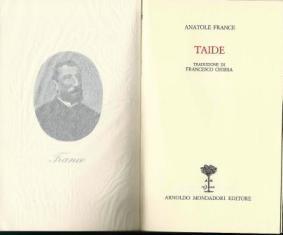 Taide - Anatole France - copertina