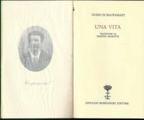 Una vita - Guy de Maupassant - copertina