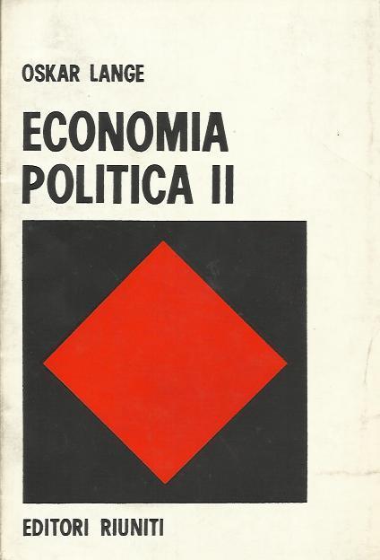 Economia politica - Oskar Lange - copertina