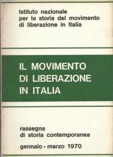Il movimento di liberazione in Italia Gennaio-Marzo 1970 - copertina