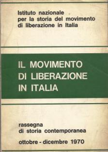 Il movimento di liberazione in Italia Ottobre-Dicembre 1970 - copertina