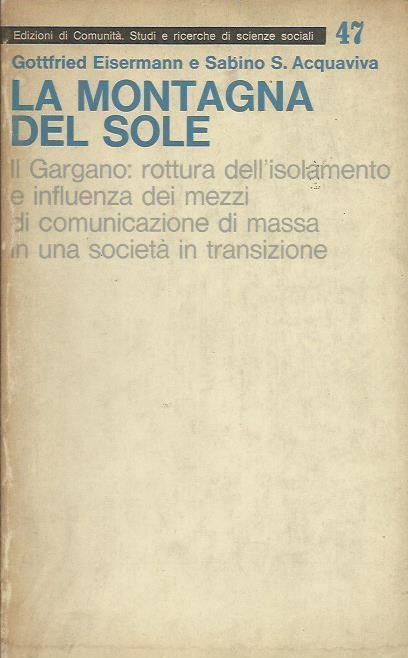 La Montagna del sole - copertina