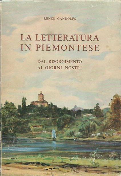 La Letteratura in Piemonte - Renzo Gandolfo - copertina