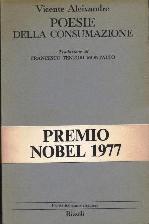 Poesie della consumazione - Vicente Aleixandre - copertina