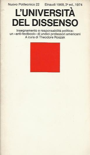 L' Università del dissenso - copertina