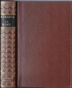 Le Rime - Francesco Petrarca - copertina