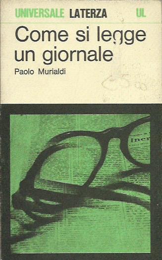 Come si legge un giornale - Paolo Murialdi - copertina