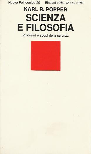Scienza e filosofia - Karl R. Popper - copertina