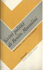 Scritti Politici Di Benito Mussolini