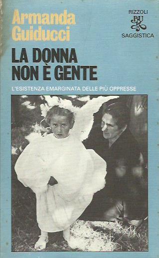 La Donna non è gente - Armanda Guiducci - copertina