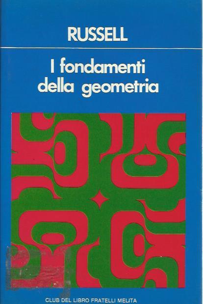 I Fondamenti della geometria - Bertrand Russell - copertina