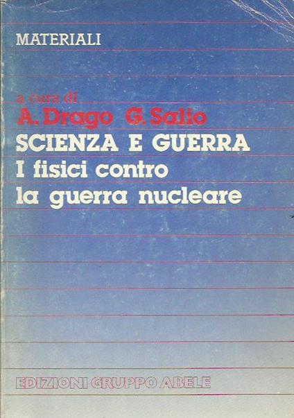Scienza e guerra - copertina