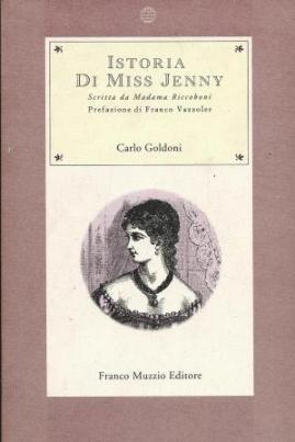 Istoria di miss Jenny - Carlo Goldoni,Carlo Goldoni - copertina
