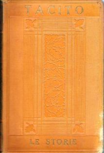 Le Storie - P. Cornelio Tacito - copertina