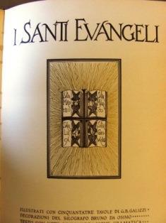 I Santi Evangeli - copertina