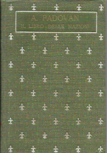 Il libro delle nazioni - A. Padovan - copertina