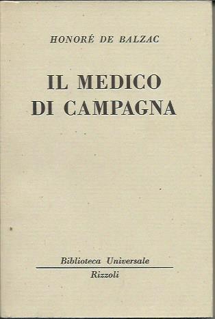 Il medico di campagna - Honoré de Balzac - copertina