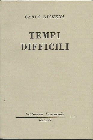 Tempi difficili - Charles Dickens - copertina