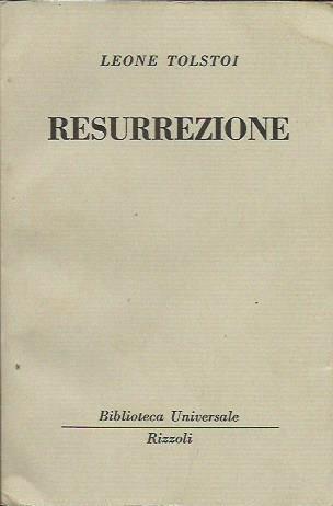 Resurrezione - Lev Tolstoj - copertina