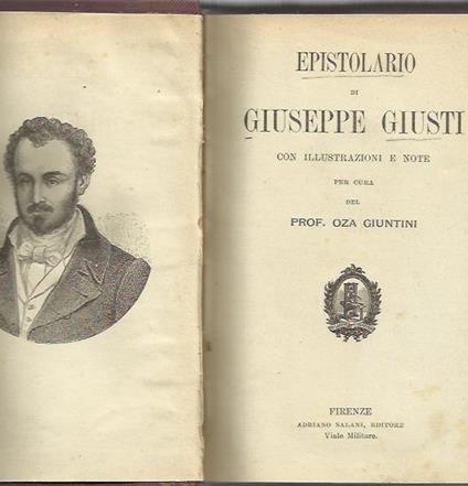 Epistolario Di Giuseppe Giusti - Giuseppe Giusti - copertina