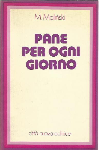 Pane per ogni giorno - Mieczyslaw Malinski - copertina