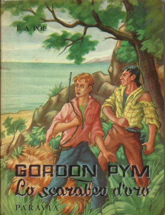 Gordon Pym e lo scarabeo d'oro - Edgar Allan Poe - copertina