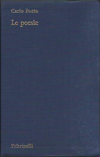 Le Poesie - Volume 1 - Carlo Porta - copertina