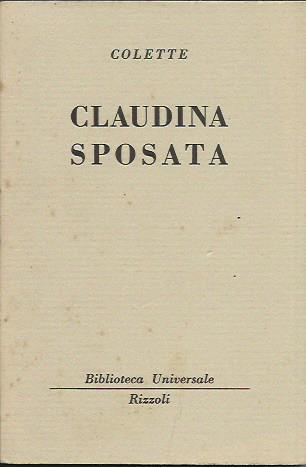 Claudina sposata - Colette - copertina