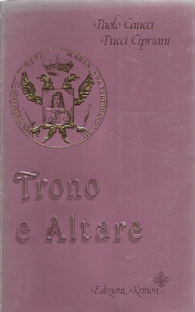 Trono e Altare - copertina