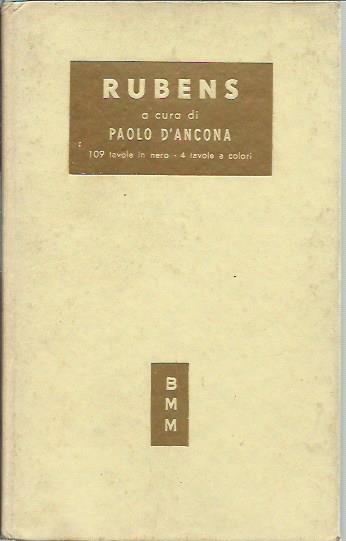 Rubens - Paolo D'Ancona - copertina