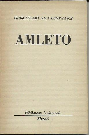 Amleto - William Shakespeare - copertina