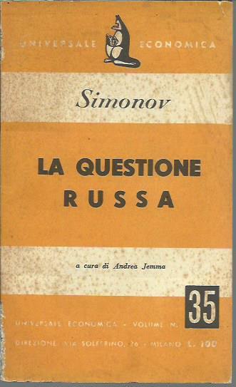La questione russa - copertina