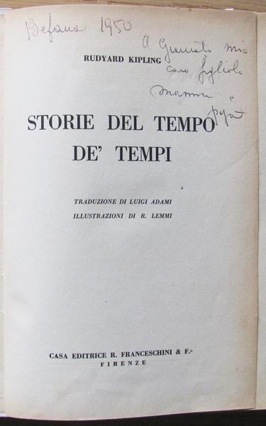 Storie Del Tempo De' Tempi ill. da Lemmi - Rudyard Kipling - 6