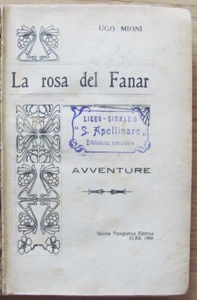 La Rosa Del Fanar - Ugo Mioni - copertina