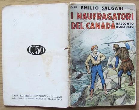 I Naufragatori Del Canada. I Racconti Di Avventure N.20 - Emilio Salgari - copertina