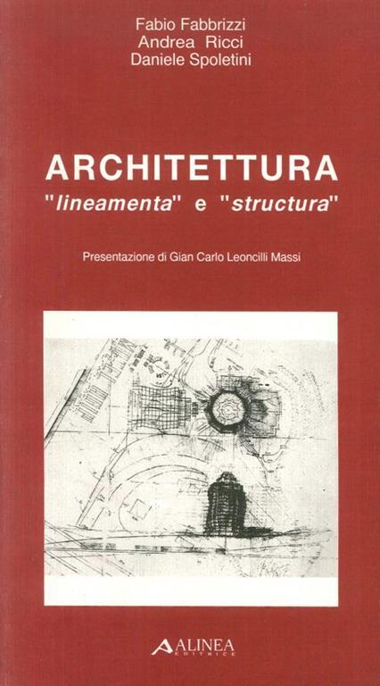 Architettura "lineamenta" e "structura" - copertina