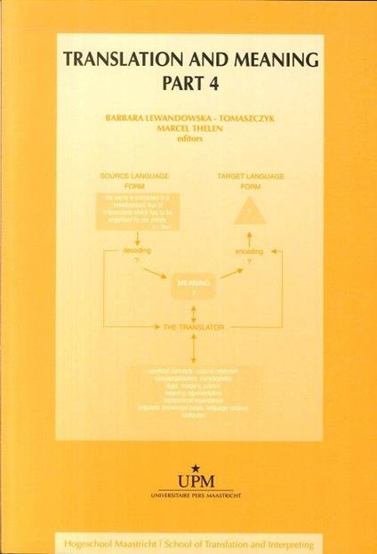 Translation and Meaning. Part 4 - copertina