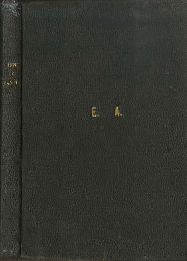 Inni e cantici ad uso dei cristiani evangelici d’Italia. Seconda edizione intieramente rifusa - copertina