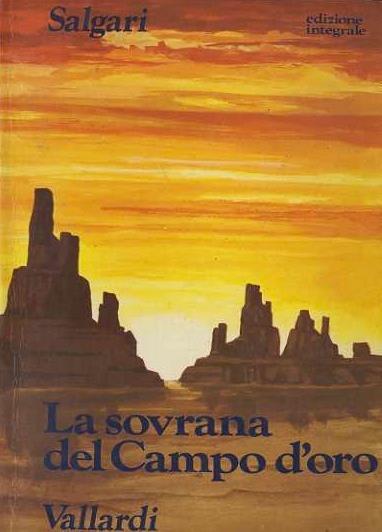 La sovrana del Campo d’oro - Emilio Salgari - copertina