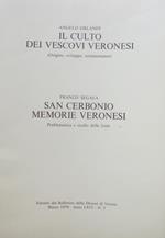 Il Culto dei vescovi veronesi: origine, sviluppo, testimonianze San Cerbonio memorie veronesi problematica e studio delle fonti