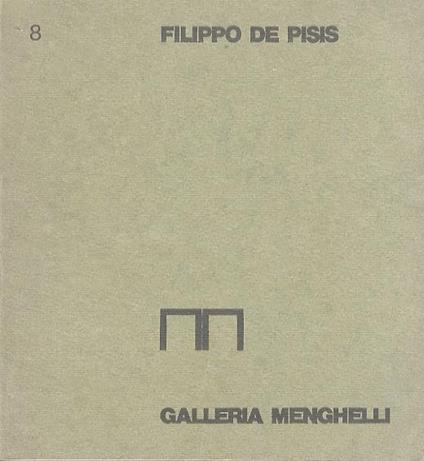 Filippo de Pisis: dal 6 al 31 ottobre 1972. 8 - copertina