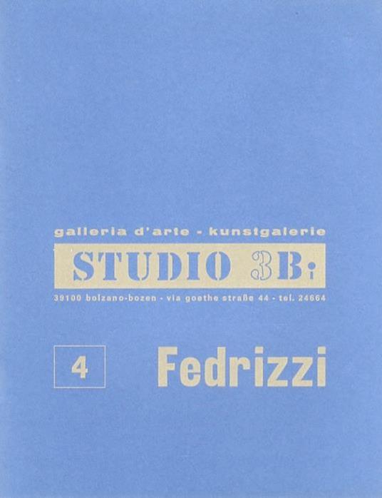 Fedrizzi: 18/IV/1970 - 4/V/1970. 4 - copertina