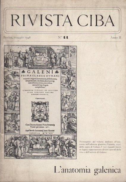 L' anatomia galenica - copertina