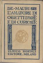 L' amatore di oggetti d’arte e di curiosità, pittura, incisione, scoltura in avorio, piccola scoltura, scoltura microscopica, mobili, intarsio, vetri, orologi, opere di stagno, ceroplastica, armi e armature, pietre incise (cammei ed in incavo), scacchi, scarabei. Manuale Hoepli