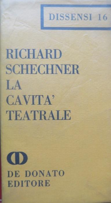 La cavità teatrale - Richard Schechner - copertina