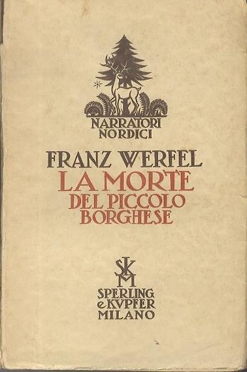La morte del piccolo borghese - Franz Werfel - copertina