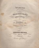 Introduction et Variations Brillantes pour le Pianoforte sur la derniere pensée de C.M. de Weber