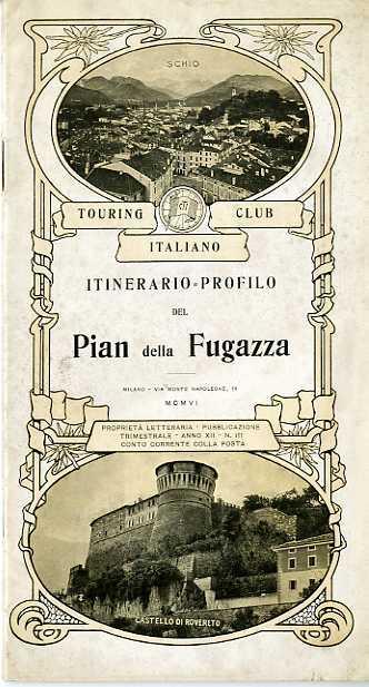 Itinerario-profilo del Pian della Fugazza - Ottone Brentari - copertina