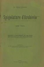 Spigolature d’Archivio: serie terza: appunti e documenti per una storia dell’eresia luterana nella diocesi di Trento